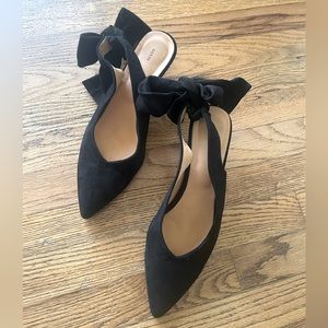 Gianni suede kitten heels